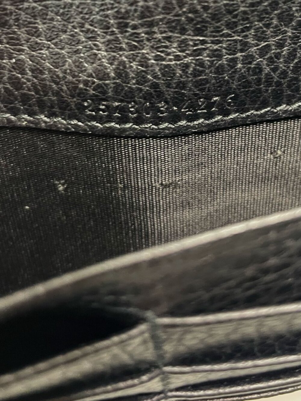 Gucci Guccissima Leather Wallet, Excellent Condition, Matte Black - Picture 16 of 16
